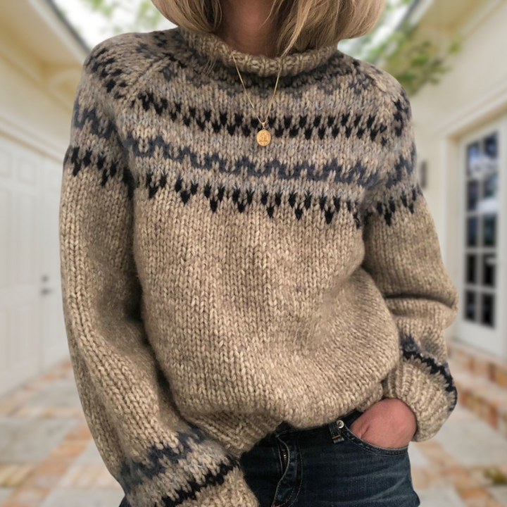 Ashley | Cozy Retro Sweater