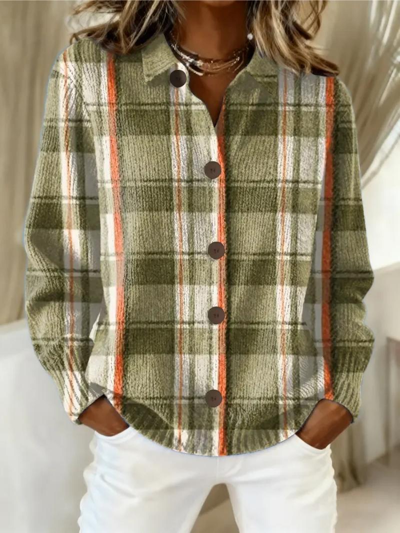 Gretchen | Checked Button-Up Shirt