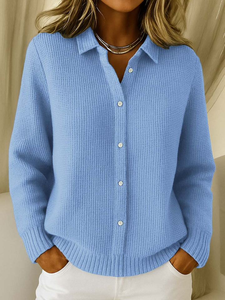 Camille | Textured Button Front Cardigan