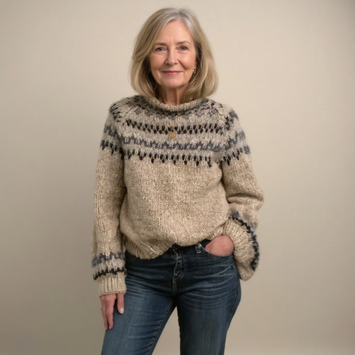 Ashley | Cozy Retro Sweater