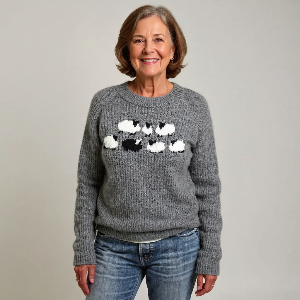 Ellie | Cozy Retro Sweater