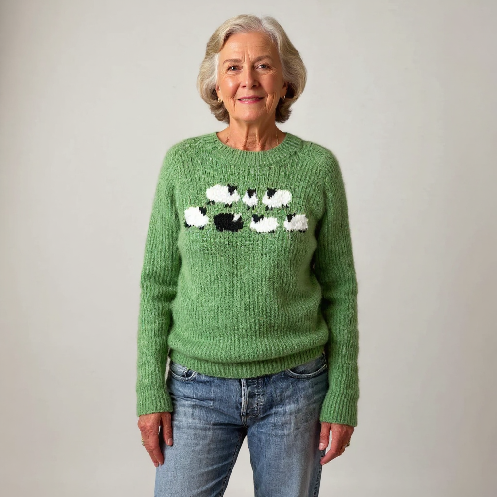Addison | Cozy Retro Sweater