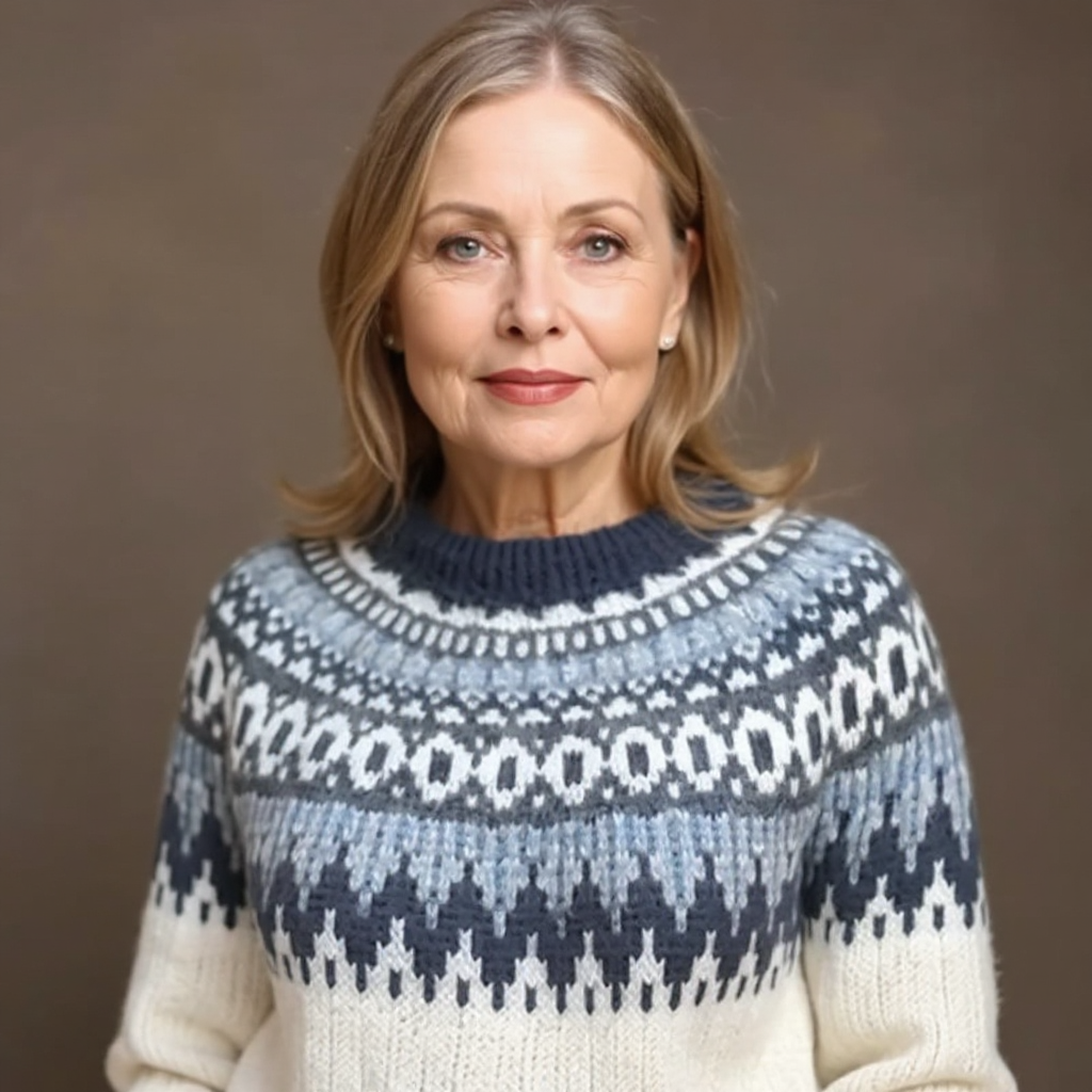 Maecey | Cozy Retro Sweater