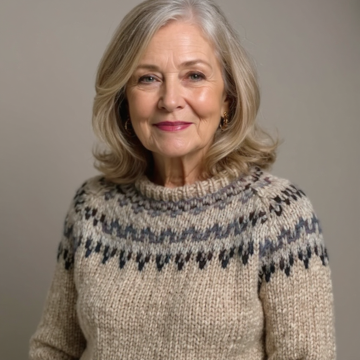 Ashley | Cozy Retro Sweater