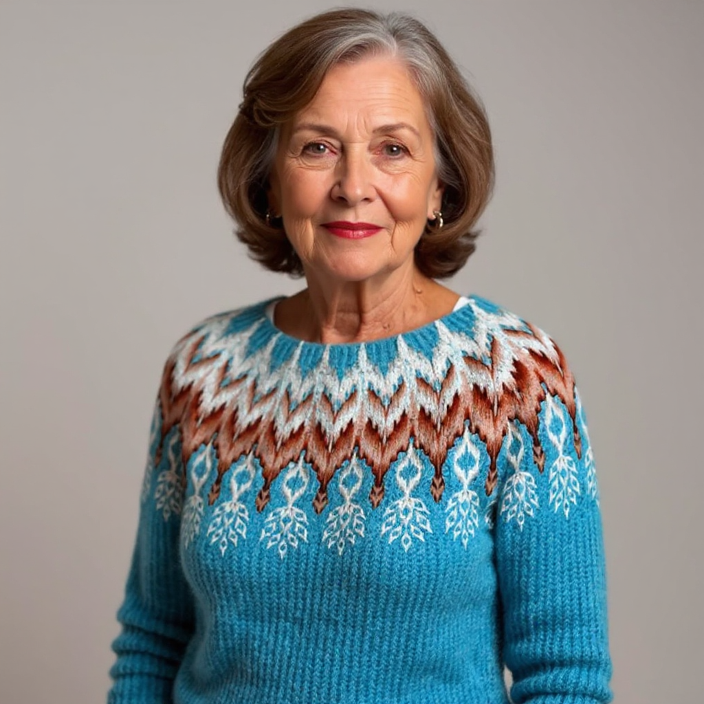 Evelyn | Cozy Retro Sweater
